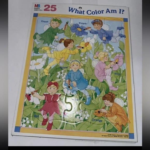 1998 Vintage Hasbro Cradboard Puzzle - Lot Of 6 - Picture 7 of 8